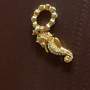 Pandora Gold Seahorse Charm